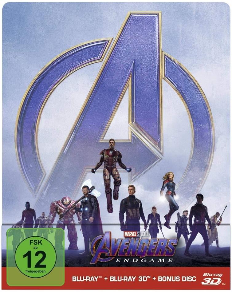 Avengers 4 - Endgame (2019) Limited Edition, Steelbook, Blu-ray 3D + 2 Blu-rays