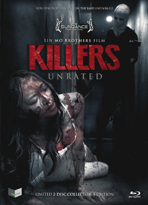 Killers (2014) Cover C, Collector's Edition, Limited Edition, Mediabook, Unrated, Blu-ray + DVD