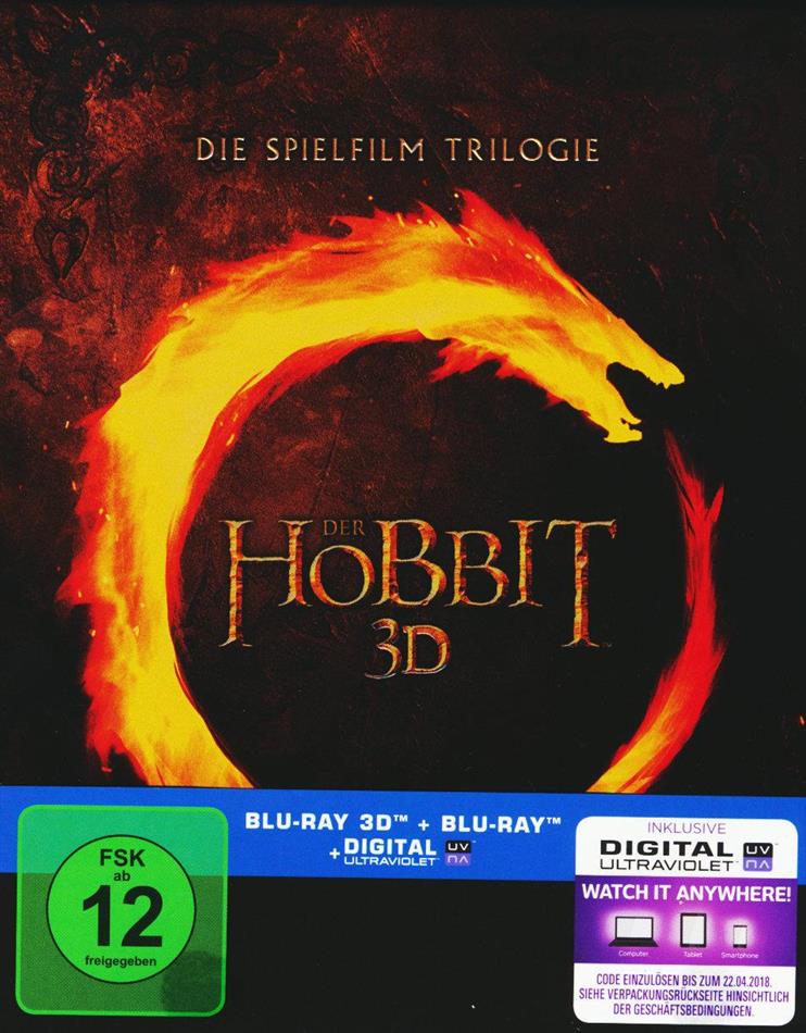 Der Hobbit - Trilogie 6 Blu-ray 3D + 6 Blu-rays