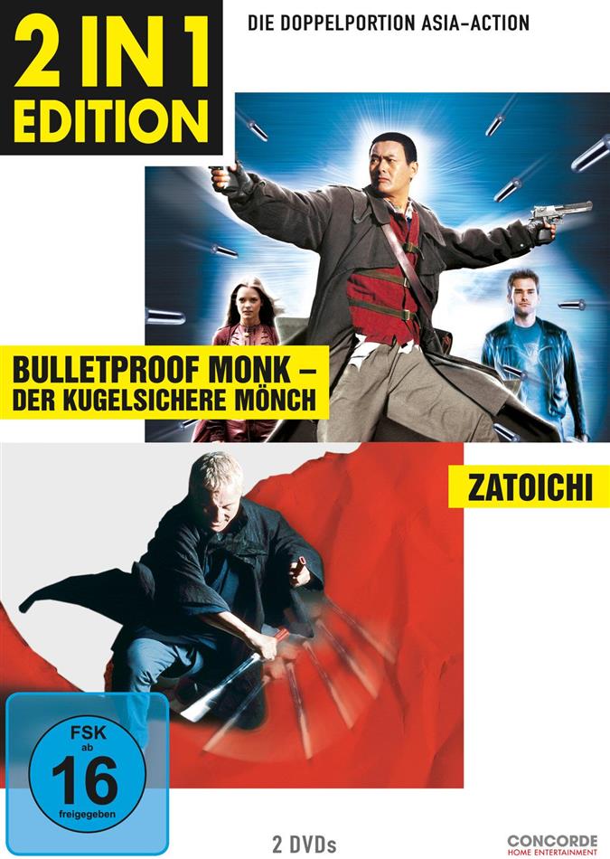Bulletproof Monk (2003) / Zatoichi (2003) 2 in 1 Edition, 2 DVDs