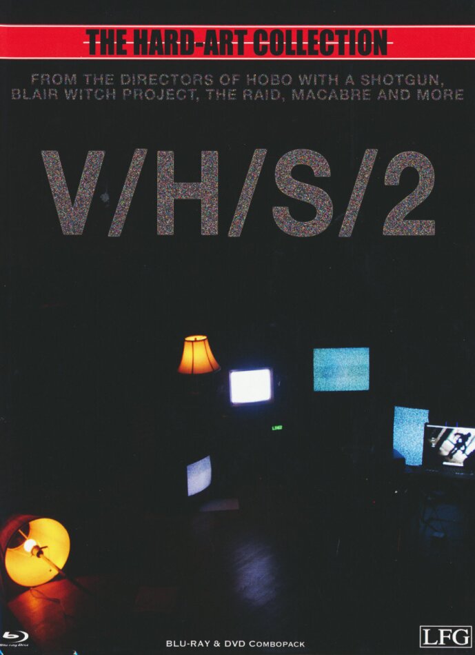 V/H/S 2 - S-VHS - Cover B - The Hard-Art Collection (2013) Limited Edition, Mediabook, Uncut, Blu-ray + DVD