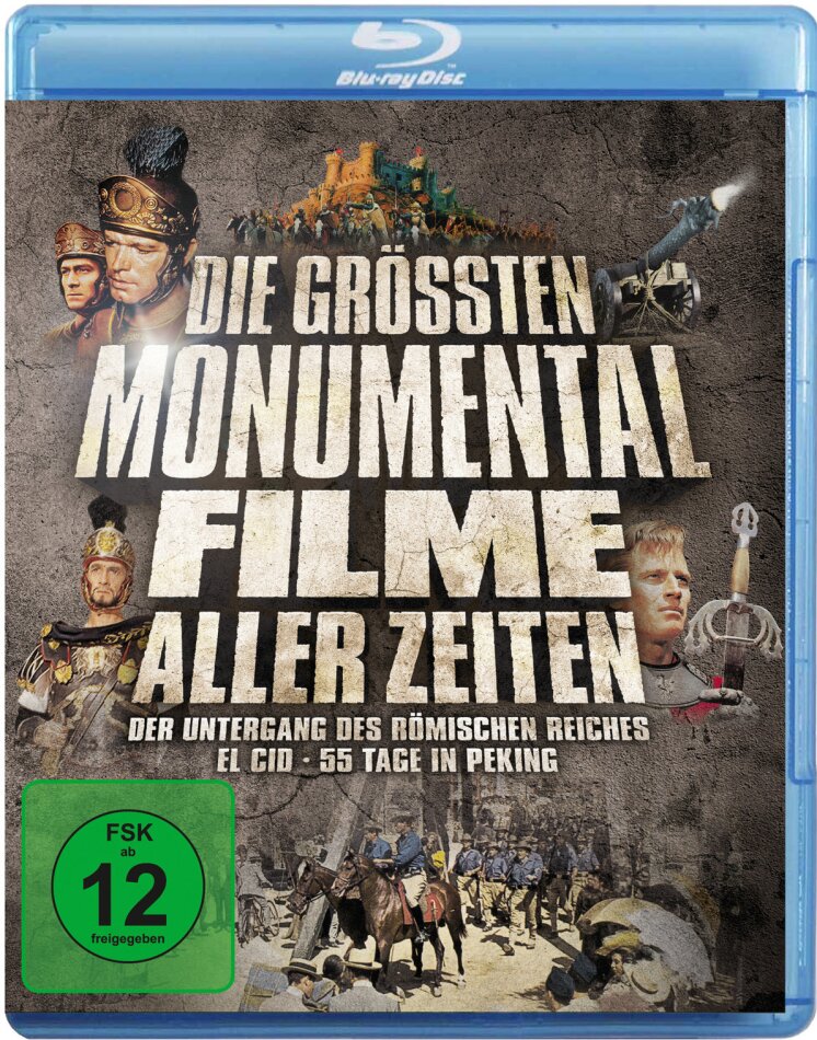 Die grössten Monumentalfilme aller Zeiten 3 Blu-rays