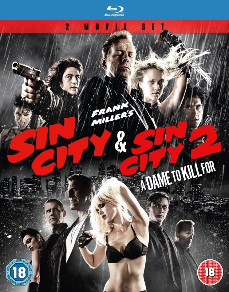 Sin City (2005) / Sin City 2 - A Dame to Kill for (2014) 2 Blu-rays