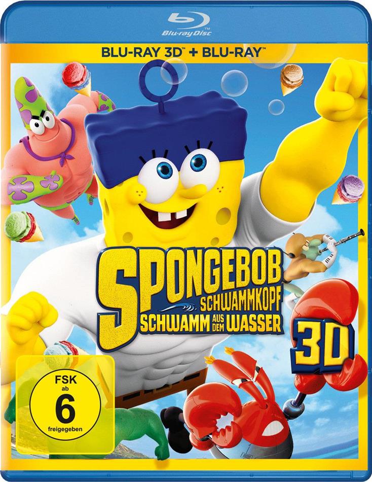 SpongeBob Schwammkopf - Schwamm aus dem Wasser (2015) Blu-ray 3D + Blu-ray