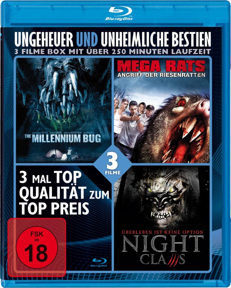 Ungeheuer und unheimliche Bestien - The Millenium Bug / Mega Rats - Angriff der Riesenratten / Night Claws