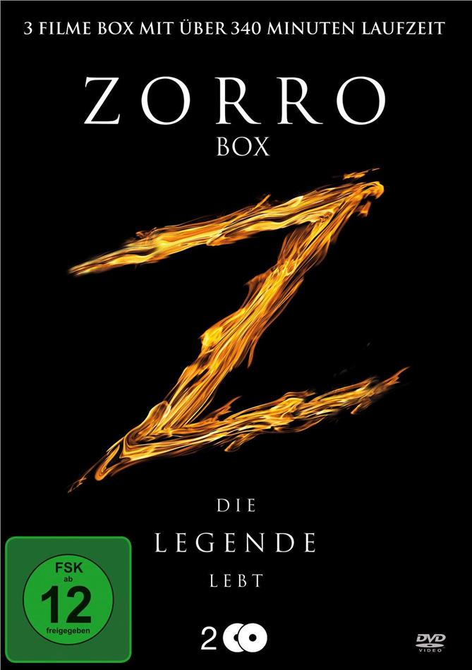 Zorro Box - Das Zeichen des Zorro / Der Sohn des Zorro / Zorro reitet wieder 2 DVDs