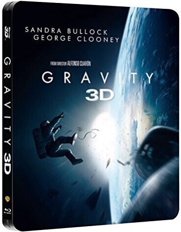 Gravity (2013) Steelbook, Blu-ray 3D + Blu-ray