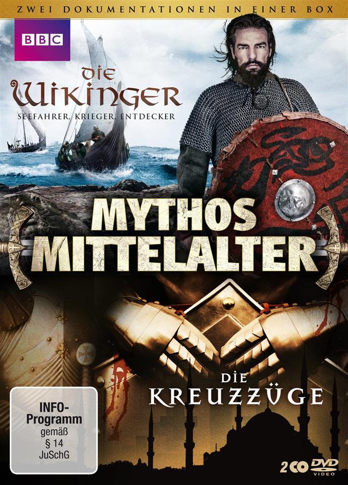 Mythos Mittelalter - Die Kreuzzüge / Die Wikinger BBC, 2 DVDs