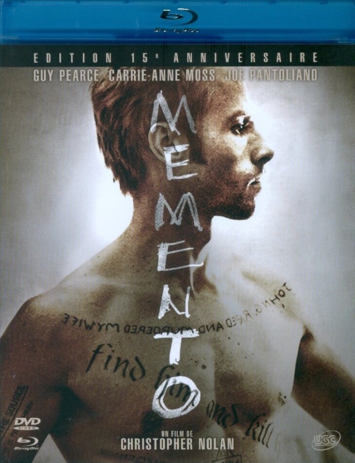 Memento (2000) Édition 15ème Anniversaire, Blu-ray + DVD