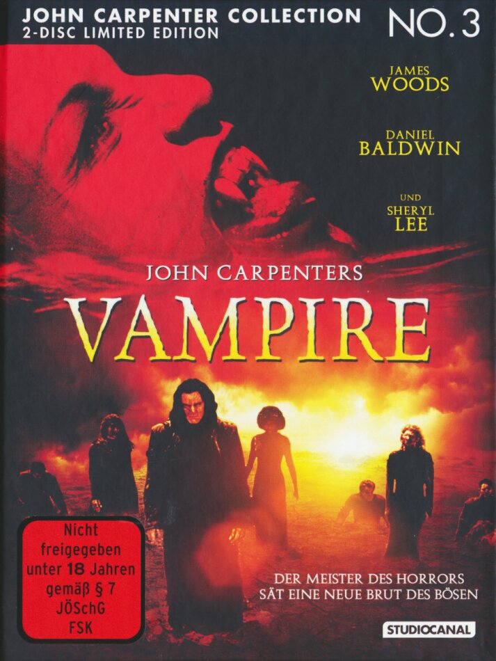 John Carpenters Vampire (1998) Cover C, Limited Edition, Mediabook, Blu-ray + DVD