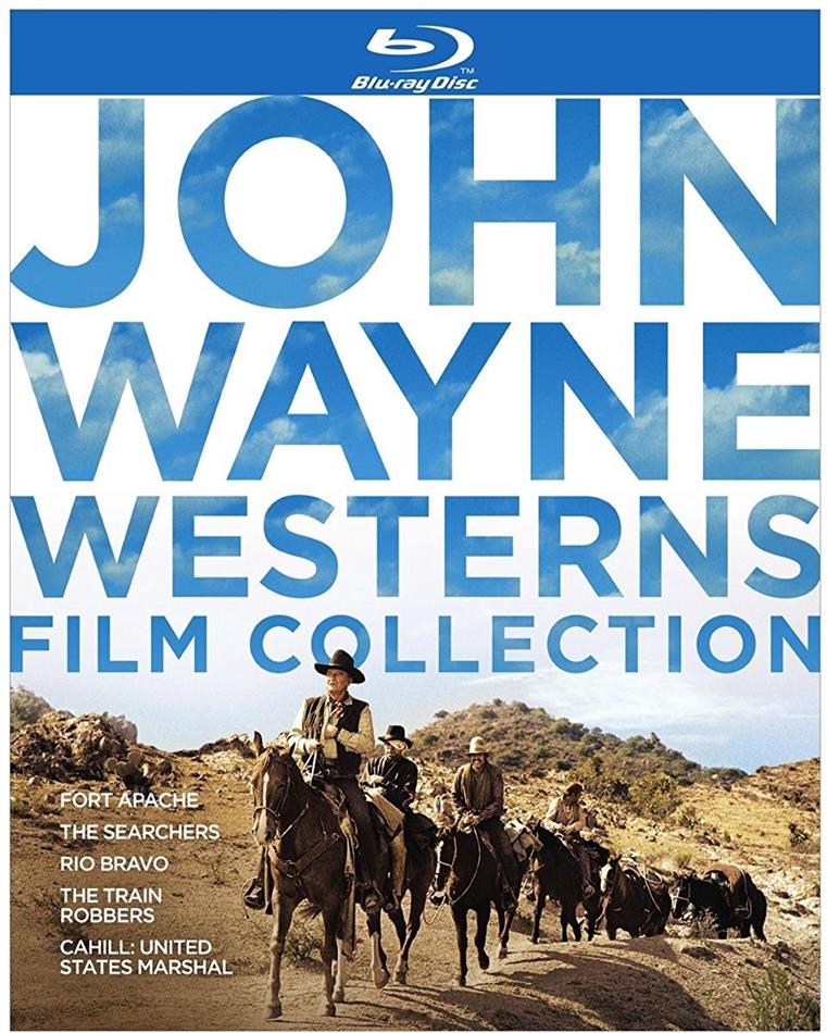 John Wayne Westerns Film Collection 5 Blu-rays