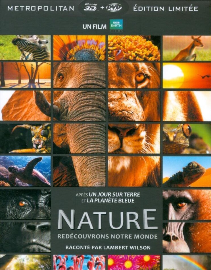 Nature (2014) BBC Earth, Blu-ray 3D (+2D) + DVD