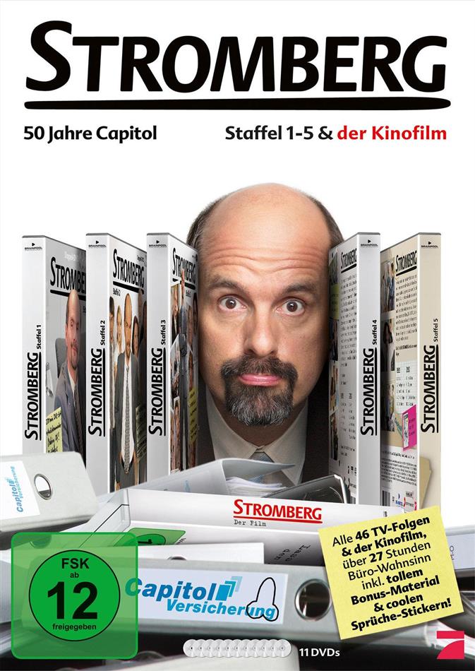 Stromberg - Staffeln 1-5 & Der Kinofilm - 50 Jahre Capitol 11 DVDs