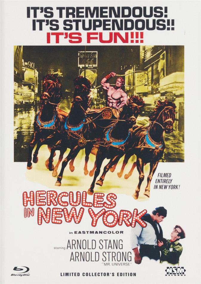 Hercules in New York - Cover C (1970) Limited Collector's Edition, Mediabook, Blu-ray + DVD