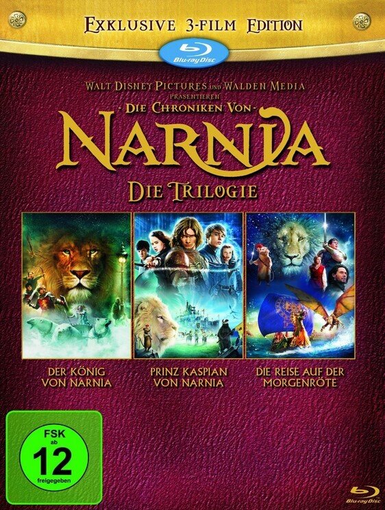 Die Chroniken von Narnia 1-3 - Die Trilogie 3 Blu-rays