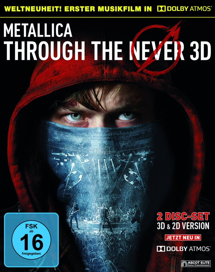 Metallica - Through The Never Dolby Atmos, Blu-ray 3D + Blu-ray