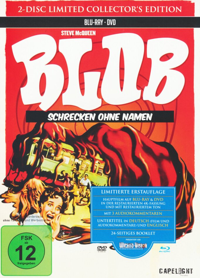 Blob - Schrecken ohne Namen (1958) Limited Collector's Edition, Mediabook, Blu-ray + DVD