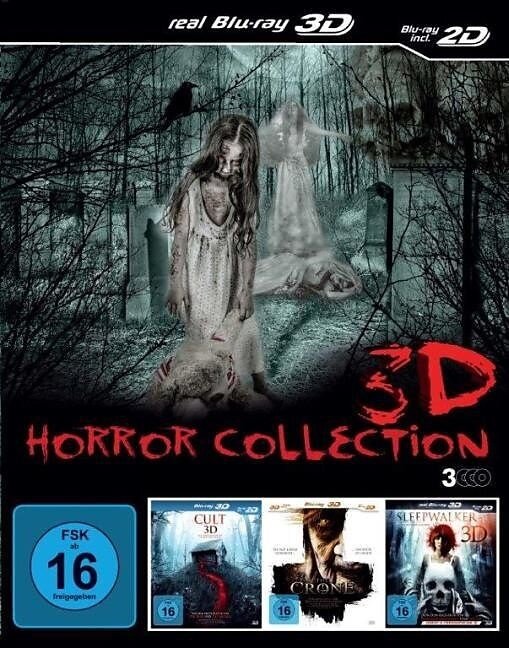 Horror Collection - Cult / Sleepwalker / The Crone 3 Blu-ray 3D (+2D)