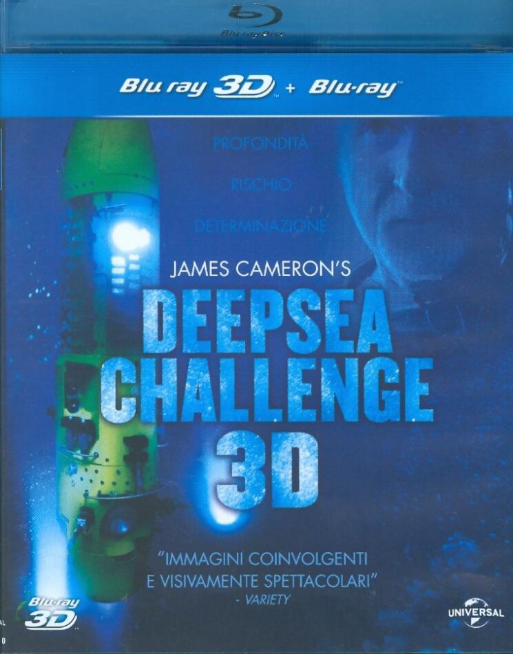 James Cameron's Deepsea Challenge (2014) Blu-ray 3D + Blu-ray