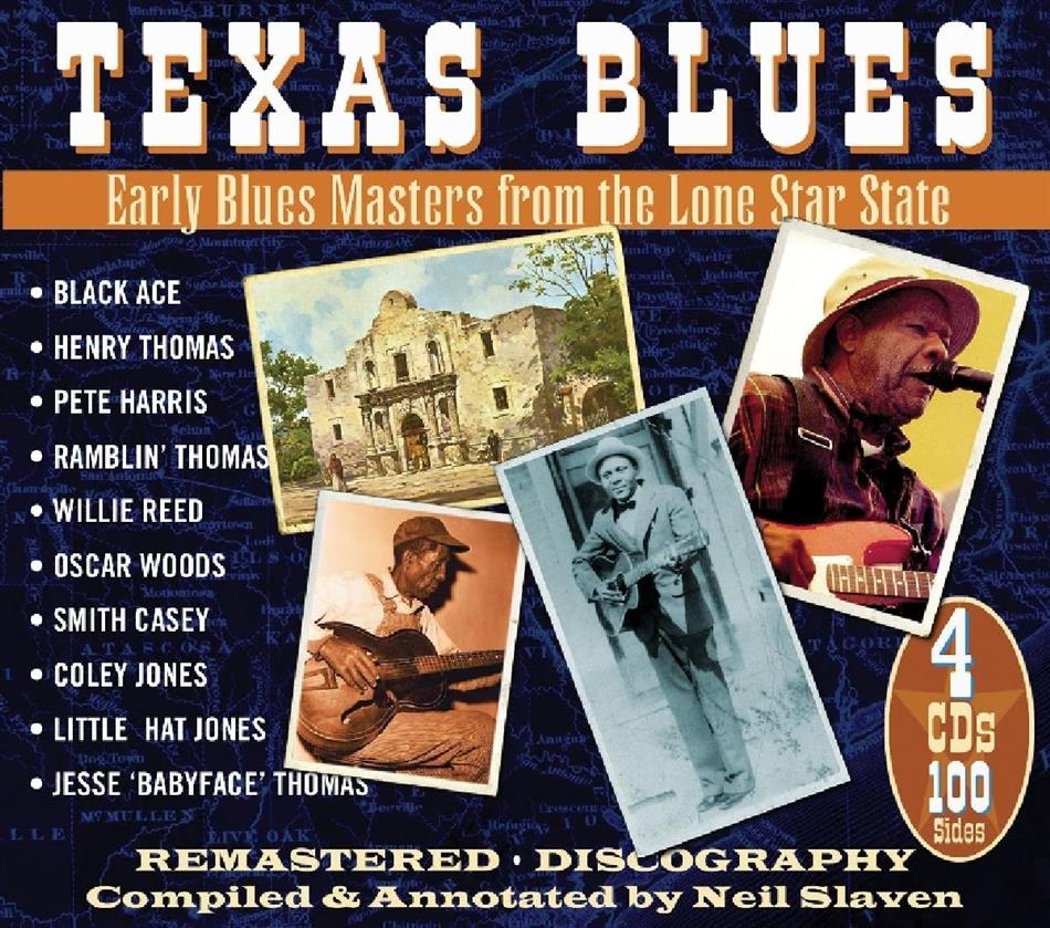 Texas Blues - From The Lone Star State - Various - Early Blues Masters 4 CDs