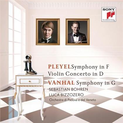Ignaz Joseph Pleyel (1757-1831), Johann Baptist Vanhal (1739-1813), Luca Bizzozero, Sebastian Bohren & Orchestra di Padova e del Veneto - Symphony in F, Violin Concerto, Symphony In G