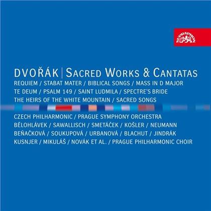 Antonin Dvor&aacute;k (1841-1904), Wolfgang Sawallisch, V&aacute;clav Smetacek, Zdenek Kosler, &hellip; - Geistliche Werke - Stabat Mater, Te Deum, Chants Bibliques, Requiem op.89 B 165, Psaume 149, Hymne Sur Les Heritiers, Saint Ludmila, Les Chemises de Noces, Ave Maris Stella, O Sanctissima, Ave Mario, Hymnus Ad Laudes, Chants Bibliques op. 99 B 185 (8 CDs)