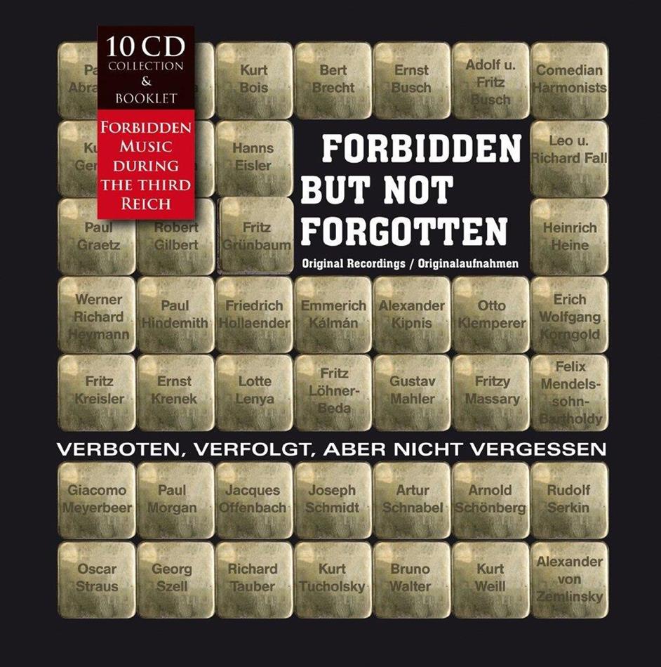 Various Artists - 2 Cds - Forbidden But Not Forgotten - Verboten, Verfolgt, Aber Nicht Vergessen - Forbidden Music During The Third Reich 10 CDs