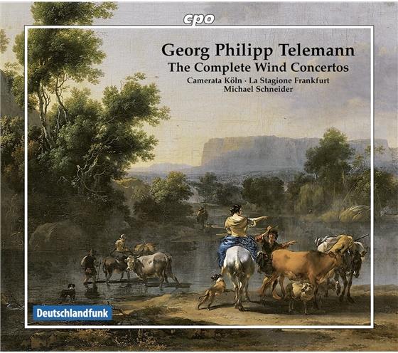 Georg Philipp Telemann (1681-1767), Michael Schneider & La Stagione Frankfurt - Complete Wind Concertos 8 CDs