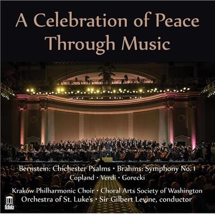 Leonard Bernstein (1918-1990), Johannes Brahms (1833-1897), Aaron Copland (1900-1990), Giuseppe Verdi (1813-1901), &hellip; - A Celebration Of Peace Through Music (2 CDs)