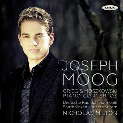 Moritz Moszkowski (1854-1925), Edvard Grieg (1843-1907), Nicholas Milton, Joseph Moog & Deutsche Radio Philharmonie Saarbr&uuml;cken-Kaiserslautern - Piano Concerto In E op. 59, Piano Concerto A Minor op.16