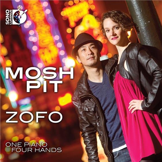 ZOFO, George Gershwin (1898-1937), Samuel Barber (1910-1981), Conlon Nancarrow (1922 - 1997), John Corigliano (*1938), … - Mosh Pit - One Piano Four Hands - Pure Audio - Blu-Ray Only