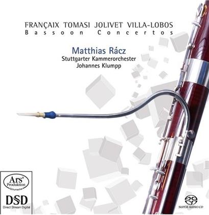 Jean Fran&ccedil;aix (1912-1997), Henri Tomasi (1901-1971), Andr&eacute; Jolivet (1905-1974), Heitor Villa-Lobos (1887-1959), Johannes Klumpp, &hellip; - Bassoon Concertos (Hybrid SACD)