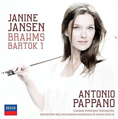 B&eacute;la Bart&oacute;k (1881-1945), Johannes Brahms (1833-1897), Sir Antonio Pappano & Janine Jansen - Violin Concertos (2 CDs)