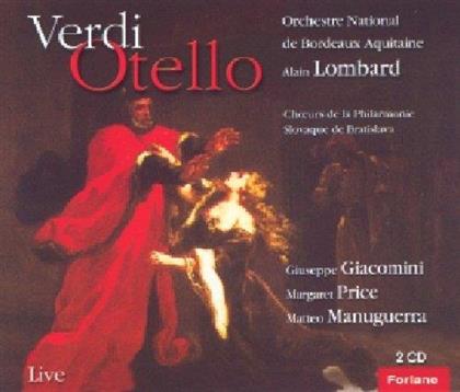 Giuseppe Giacomini, Dame Margaret Price, Matteo Manuguerra, Dino di Domenico, Alain Gabriel, &hellip; - Otello (2 CDs)