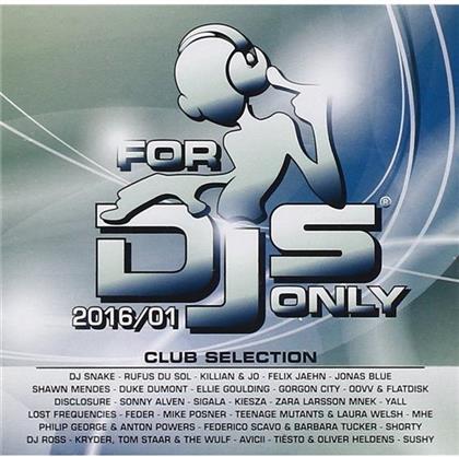 For Dj's Only 2016 / 01 (2 CDs)