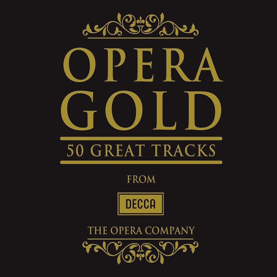 Luciano Pavarotti, Jonas Kaufmann & Cecilia Bartoli - Opera Gold - 50 Great Tracks 3 CDs