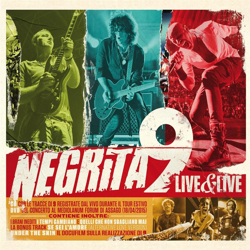 Negrita - 9 Live & Live CD + DVD