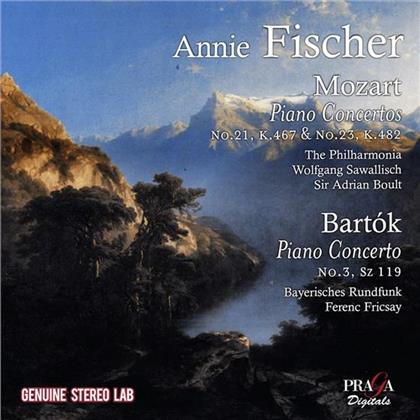 Annie Fischer, Wolfgang Amadeus Mozart (1756-1791), B&eacute;la Bart&oacute;k (1881-1945), Sir Adrian Boult, &hellip; - Piano Concertos