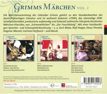 Gebr&uuml;der Grimm - Grimms M&auml;rchen Box 1 (3 CDs)