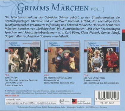 Gebr&uuml;der Grimm - Grimms M&auml;rchen Box 3 (3 CDs)