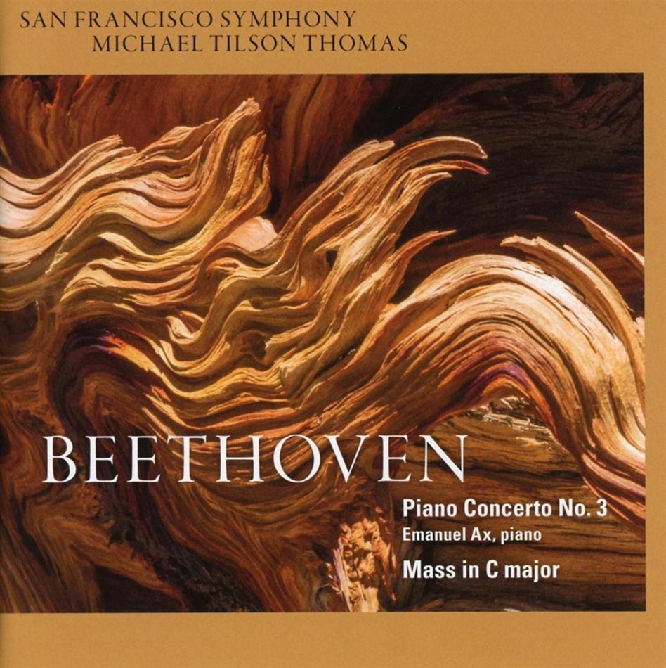 Ludwig van Beethoven (1770-1827), Michael Tilson Thomas & San Francisco Symphony - Piano Concerto No. 3, Mass In C Major Opus 86 Hybrid SACD