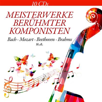 Johann Sebastian Bach (1685-1750), Wolfgang Amadeus Mozart (1756-1791), Ludwig van Beethoven (1770-1827), Johannes Brahms (1833-1897) & + - Meisterwerke Ber&uuml;hmter Komponisten - Famous Composer (10 CDs)