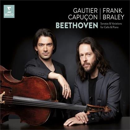Frank Fraley, Ludwig van Beethoven (1770-1827), Gautier Capu&ccedil;on & Frank Fraley - S&auml;mtliche Sonaten F&uuml;r Cello Und Klavier (2 CD)
