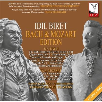 Idil Biret, Patrick Gallois, John Gibbons, London Mozart Players, &hellip; - Bach & Mozart Edition (12 CDs + DVD)