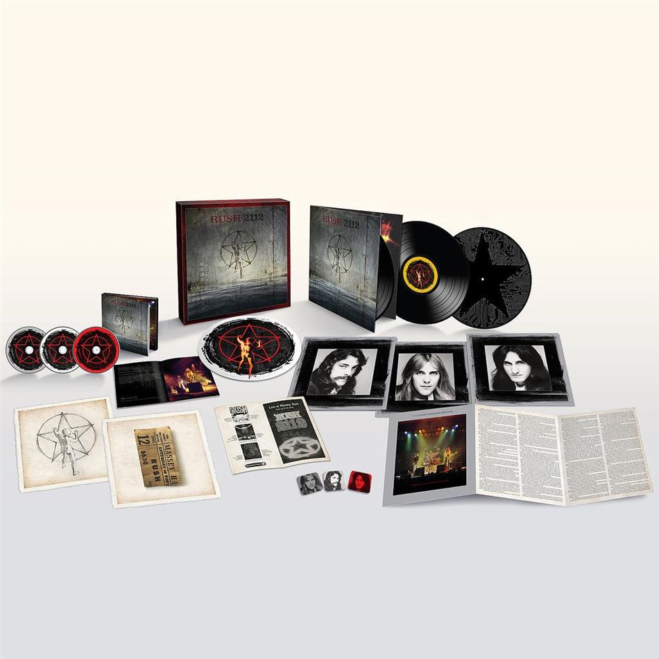Rush - 2112 - 40th Anniversary Super Deluxe Boxset 2 CDs + DVD + 3 LPs
