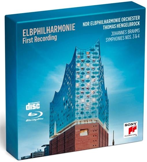 Thomas Hengelbrock, Johannes Brahms (1833-1897) & NDR Elbphilharmonie Orchester - Sinfonien Nr.3 & 4 Édition Deluxe, CD + Blu-ray