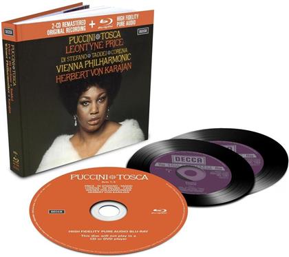 Leontyne Price, Giuseppe Di Stefano, Giuseppe Taddei, Giuseppe Verdi (1813-1901) & Herbert von Karajan - Tosca - Legendary Recordings (2 CDs + Blu-ray)