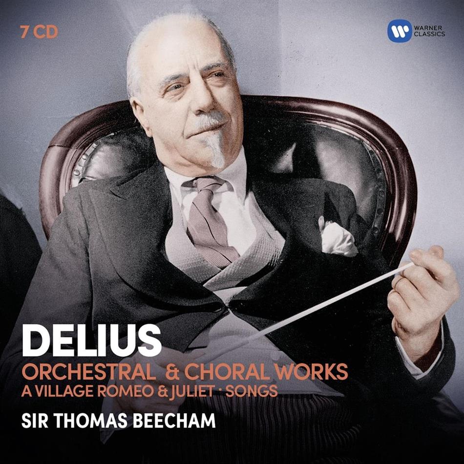 Frederick Delius (1862-1934), Sir Thomas Beecham, The Royal Philharmonic Orchestra & The London Philharmonic Orchestra - Orchestral & Choral Works - A Village romeo & Juliet - Songs 7 CDs