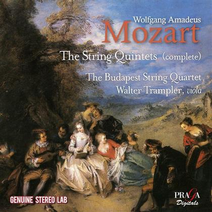 Budapest String Quartet, Wolfgang Amadeus Mozart (1756-1791) & Walter Trampler - S&auml;mtliche Streichquintette