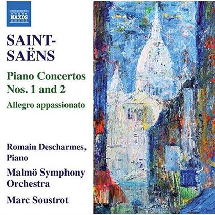 Camille Saint-Sa&euml;ns (1835-1921), Marc Soustrot & Romain Descharmes - Piano Concertos Nos. 1 & 2, Allegro Appassionato